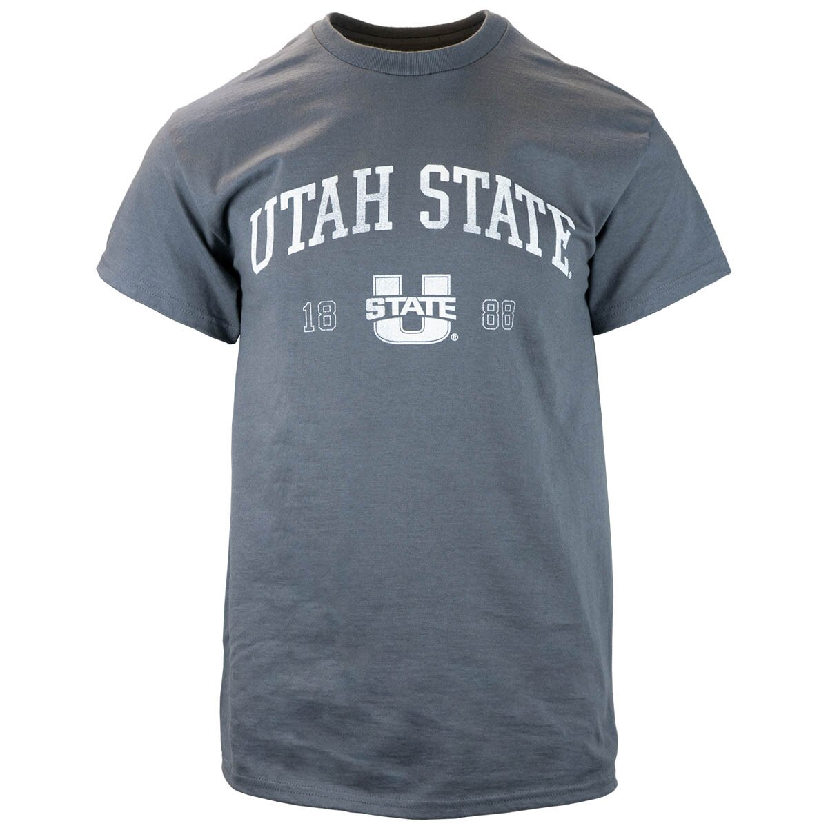 Utah State 1888 U-State unisex t-shirt gray